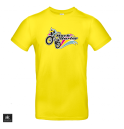 Hochstarter T-Shirt Logo Gelb